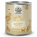 Produktbild: 6x800 g Wildes Land BIO Adult Ente mit Süßkartoffel & Birne für Hunde