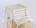 Produktbild: LOOLAY BEIGE Staubbeige 420, 360, 210, 180 x 30 cm für 140 x 70 oder 120 x 60 cm Baumwolle Netzstoff Handmade - PASST NUR ZU DEN ANGEGEBENEN GRÖSSEN ! (360 cm)