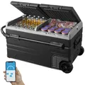 Produktbild: VEVOR Tragbarer Autokühlschrank Gefrierfach Kompressor 115L Dual Zone Camping
