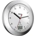 Produktbild: MEBUS Funkbadezimmeruhr mit Saugnäpfe Ø17x6cm silber - Silber