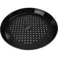 Produktbild: FMprofessional Pizzablech gelocht Ø 32 cm BBQ, Backblech für tiefgekühlte & selbstgemachte Pizza, emaillertes Rundblech, runde Pizzaform, säure...