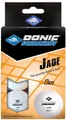 Produktbild: Donic Tischtennisbälle Jade Poly 40+ 6 Stück weiß | Tischtennis TT Tabletennis
