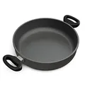 Produktbild: Hoffmann Schmorpfanne 32 cm hoher Rand Induktion I Pfanne mit 2 Griffen Made in Germany I Hochrandpfanne Aluguss Servierpfanne beschichtet ohne Glasdeckel