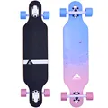 Produktbild: Apollo Longboard Special Edition Komplettboard inkl. T-Tool, mit High Speed ABEC Kugellagern, Drop-Through Freeride Skaten Cruiser Boards