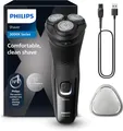 Produktbild: Philips Shaver Series 3000X – Elektrischer Rasierer für Herren in Schwarz, Nass