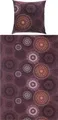 Produktbild: Erwin Müller Bettwäsche aubergine 1x 135x200 cm + 1x 80x80 cm