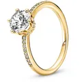 Produktbild: Pandora Solitärring für Funkelnde Krone Goldfarben goldfarben 54/17,2