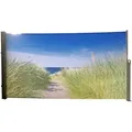 Produktbild: Seitenmarkise 160 x 300 cm, Sichtschutz mit Fotodruck Nordseeküste, Markise