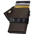 Produktbild: Gentlemen's® Cardholder - Kreditkartenetui mit Münzfach & RFID-Schutz - Geldbeutel für Herren - kleines Portemonnaie - Smart Wallet Karten & Mü... - Dunkelbraun