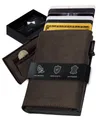 Produktbild: Gentlemen's Geldbörse Cardholder - Kreditkartenetui mit Münzfach & RFID-Schutz Smart Wallet, Kleiner Geldbeutel für Herren - Herren Portemonnaie mit Scheinfach