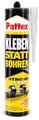 Produktbild: Pattex Kleben statt Bohren Weiß, Montagekleber mit hoher Endfestigkeit, Baukleber für alle Materialien, Universalkleber Strong & Easy, Kartusche 1 x 400 g