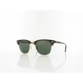 Produktbild: Ray Ban Clubmaster RB3016 W0366 49 mock tortoise arista / crystal green