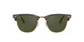 Produktbild: Ray-Ban Unisex Clubmaster Sonnenbrille, Braun (Gestell: Havana, Gläser: Grün Klassisch W0366), Medium (Herstellergröße: 49) EU