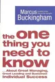 Produktbild: The One Thing You Need to Know: ... About Great Managing... | Buch | Zustand gut
