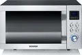 Produktbild: Mikrowelle Grill Heißluft 25l 900W Edelstahl Schwarz Keramikboden MW 7777
