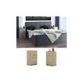 Produktbild: VICCO Nachtkommode Boxspringbett Nachtschrank Nachttisch Kommode Schrank sonoma