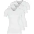 Produktbild: Schöller Unterhemd 3er Pack Damen T-Shirt Unterhemd Baumwolle (Packung, 3-St) - weiß 42