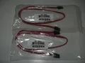 Produktbild: 2x SATA3 Kabel 57,5cm - 6GB/s - rot - neu