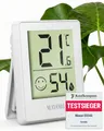 Produktbild: MAVORI Hygrometer und Thermometer digital mit sehr präzisen Messwerten, (1-St), Thermometer mit Luftfeuchtigkeit