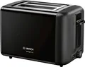 Produktbild: BOSCH TAT3P423DE Toaster, 2 Scheiben, 970 W, Schwarz