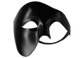 Produktbild: dressforfun Kostüm Venezianische Maske Phantom, Einfarbige Halbmaske in Einheitsgröße