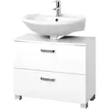Produktbild: Waschbeckenunterschrank PADUA-03 Hochglanz weiß, 70cm