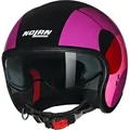 Produktbild: Nolan N21 06 Bicromo Jethelm, schwarz-rot-lila, Größe XL für Männer