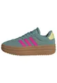 Produktbild: Adidas Unisex Kinder VL Court Bold Shoes JUNIOR, Powder Teal/Shock Pink/Powder Yellow, 38 EU