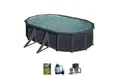 Produktbild: Gre Ovalpool KEA (Set, 4-tlg), Maße inkl. Stützen 500 x 500 x 120 cm
