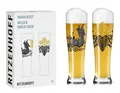Produktbild: Ritzenhoff 3481010 BRAUCHZEIT Weizen 2er Set #19 #20 J. Vanis 2023 / Bierglas...