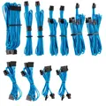 Produktbild: Corsair Premium Sleeved Netzteil Pro-Kabel-Set Typ4 (Generation 4-Serie) Blau