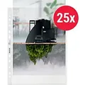 Produktbild: Leitz Prospekthüllen 90% Recycelt DIN A4 maxi Genarbt Transparent 100 Mikron PP (Polypropylen) Öffnung oben 11 Löcher 25 Stück