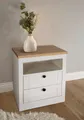 Produktbild: OTTO home Nachtkonsole 2er Set Büsum Nachtschrank Beistellschrank (Spar-Set, 2 Schränke im Lieferumfang), Nachttisch im Landhaus Design mit 2 Schubladen Bestseller
