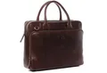 Produktbild: SID & VAIN Umhängetasche echt Leder Aktentasche 15 Zoll Laptop Fach braun, Laptoptasche 15,4 Zoll, Arbeitstasche Umhängetasche Damen Herren braun