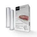 Produktbild: CASO 8 Sterne Profi- Folienrollen 25x600 cm / 2 Rollen, Vakuumierbeutel für alle Vakuumierer, sehr stark & reißfest ca. 150µm, Vakuumbeutel Lebensmittel Vakuumiergerät, Sous Vide, BPA-frei