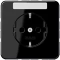 Produktbild: Jung SCHUKO-Steckdose 16A 250V CD 1520 NA SW Steckdosen CD1520NASW
