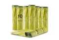 Produktbild: BigDean Müllbeutel 10 Rollen (130 Säcke) 90 L HDPE Gelb ca. 60x87 cm plus 5cm Umschlag
