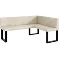 Produktbild: Meblini Eckbank, Creme, Textil, L-Form, 168x128 cm, Esszimmer, Bänke, Eckbänke