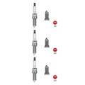 Produktbild: 3x NGK 4288 Zündkerze für Mercedes-Benz W203 Hyundai i10 PA