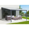Produktbild: FLORAWORLD Terrassenüberdachung, Breite: 312 cm, Dach: Polycarbonat (PC), anthrazit - grau