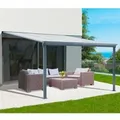 Produktbild: Floraworld Terrassenüberdachung Anthrazit 312 cm x 303 cm