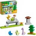 Produktbild: LEGO 10938 DUPLO Jurassic World Dinosaurier Kindergarten mit Baby Dino Figuren und Triceratops, Spielzeug und Steine für Kleinkinder ab 2 Jahre, M... - Bunt
