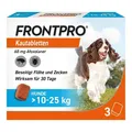 Produktbild: FRONTPRO 68 mg Kautabletten für Hunde 10 - 25 kg · 3 St · PZN 18654297