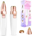 Produktbild: Augenbrauen Trimmer, 2 in 1 USB Augenbrauenrasierer Elektrisch und Weiß