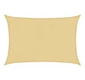 Produktbild: vidaXL Sonnensegel 35 x 45 m Sonnensegel Sandfarbe 4,5x3,5 m 100 Polyester Oxford Wind So