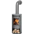 Produktbild: Justus Kaminofen Baltrum D 2.0 Speckstein Gussgrau-Speckstein 5,5 kW