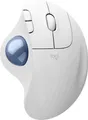 Produktbild: Logitech ERGO M575S Trackball Bluetooth, Kabellos Blau, Weiß 5 Tasten 2000 dpi Daumenrad, mit Trackball, Geräuscharme Tasten