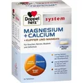 Produktbild: DOPPELHERZ Magnesium+Calc.+Kupfer+Mangan syst.Tab., 60 St PZN 05918470