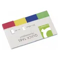 Produktbild: Q-Connect Haftmarker 4x40 Blatt 25x45 mm transparent mehrfarbig (25 x 45 mm) (KF01225)