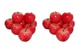 Produktbild: 16 Deko Äpfel Apfel ROT Kunstobst Kunst Gemüse künstliches Obst Früchte Set